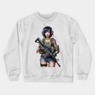 Tactical Girl Crewneck Sweatshirt